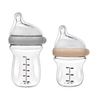 Generation 3 Glass Baby Bottle 90ml (0m+) /180ml (6m+)